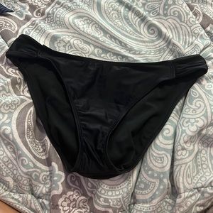 So black bikini bottoms - size large